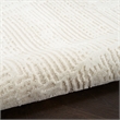 Nourison Home Eco-Friendly 8' Runner Fabric Ivory Area Rug