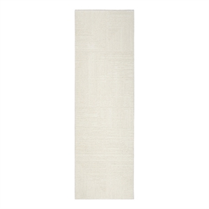 Nourison Home Eco-Friendly 8' Runner Fabric Ivory Area Rug