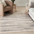 Nourison Home Eco-Friendly 6' x 9' Fabric Ivory Multicolor Area Rug