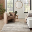 Nourison Home Eco-Friendly 6' x 9' Fabric Ivory Multicolor Area Rug