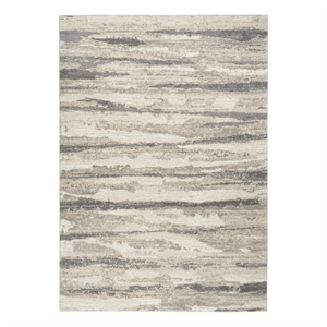 Nourison Home Eco-Friendly 6' x 9' Fabric Ivory Multicolor Area Rug