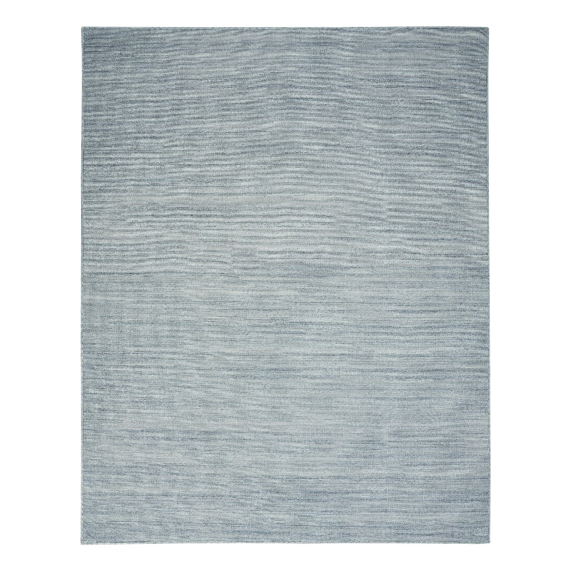 Nourison Home Washable Essentials 9' x 12' Fabric Aqua Area Rug