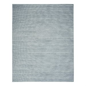 Nourison Home Washable Essentials 9' x 12' Fabric Aqua Area Rug