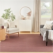 Nourison Home Washable Essentials 9' x 12' Fabric Area Rug in Mocha