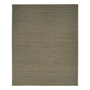 Nourison Home Washable Essentials 9' x 12' Fabric Area Rug in Green