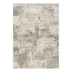 Nourison Home Eco-Friendly 5' x 7' Fabric Beige Grey Area Rug