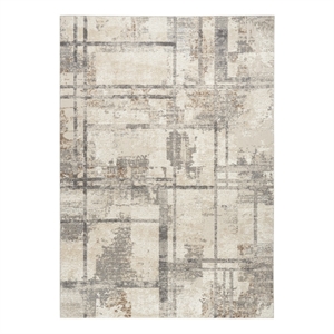 Nourison Home Eco-Friendly 5' x 7' Fabric Ivory Multicolor Area Rug