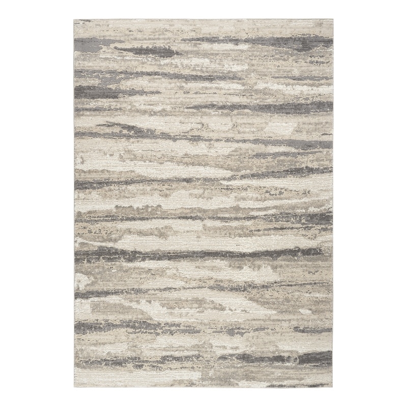 Nourison Home Eco-Friendly 5' x 7' Fabric Ivory Multicolor Area Rug