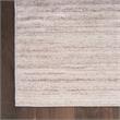 Nourison Home Washable Essentials 9' x 12' Fabric Ivory Mocha Area Rug