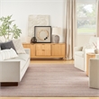 Nourison Home Washable Essentials 9' x 12' Fabric Ivory Mocha Area Rug