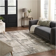 Nourison Home Eco-Friendly 9' x 12' Fabric Ivory Multicolor Area Rug