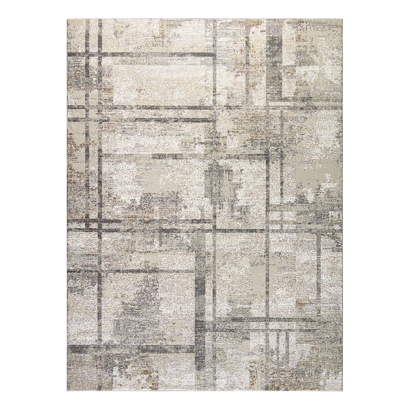 Nourison Home Eco-Friendly 9' x 12' Fabric Ivory Multicolor Area Rug