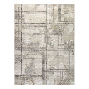 Nourison Home Eco-Friendly 9' x 12' Fabric Ivory Multicolor Area Rug