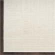 Nourison Home Eco-Friendly 5' x 7' Fabric Ivory Area Rug