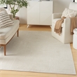 Nourison Home Eco-Friendly 5' x 7' Fabric Ivory Area Rug