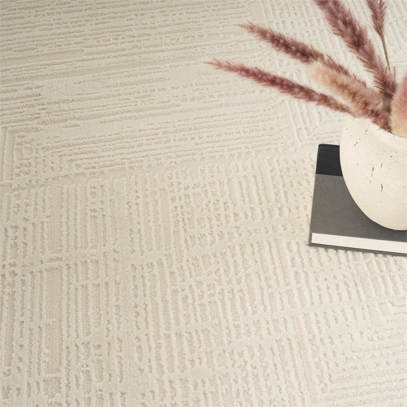 Nourison Home Eco-Friendly 5' x 7' Fabric Ivory Area Rug