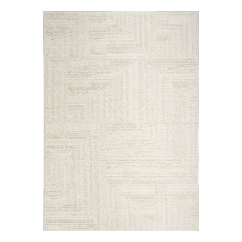 Nourison Home Eco-Friendly 5' x 7' Fabric Ivory Area Rug