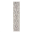 Nourison Home Astra Machine Washable 6' Runner Fabric Silver Grey Area Rug