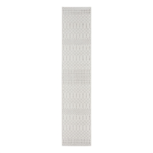 Nourison Home Astra Machine Washable 6' Runner Fabric Ivory Area Rug