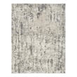 Nourison Concerto 9' x 12' Ivory Blue Gray Fabric Modern Area Rug (9' x 12')