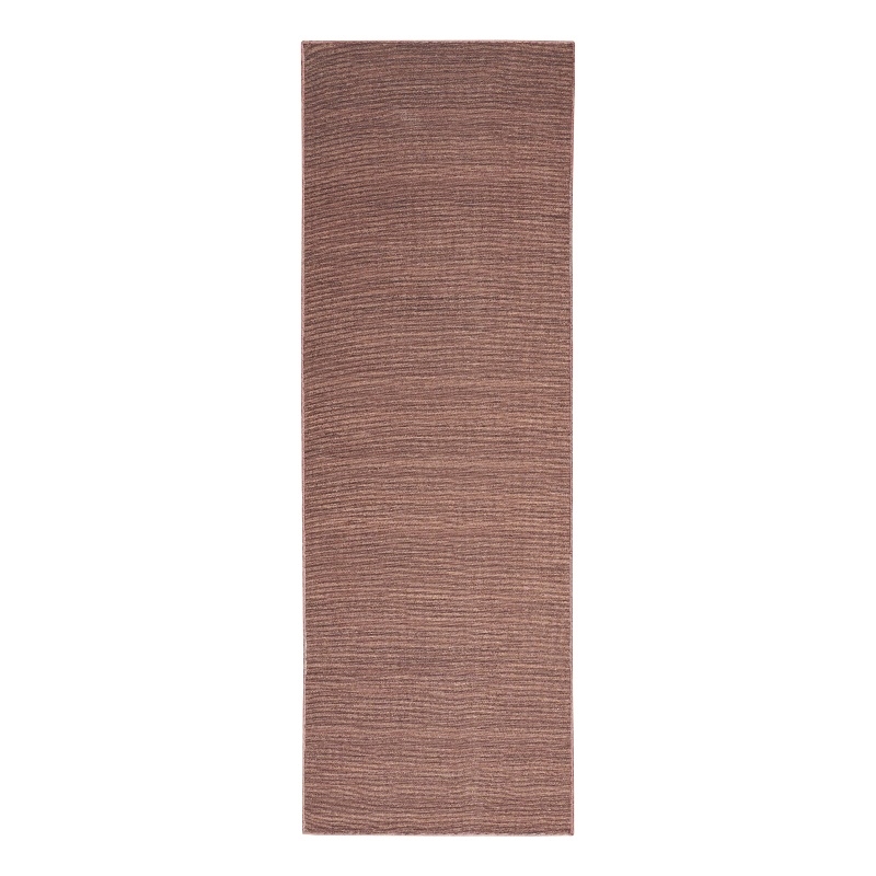 Nourison Home Washable Essentials 10' Runner Fabric Mocha Area Rug