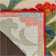 Nourison Aloha 12' x 15' Red Multicolor Fabric Farmhouse Area Rug (12' x 15')