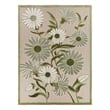 Nourison Aloha 9' x 12' Ivory Green Fabric Outdoor Area Rug (9' x 12')