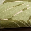 Nourison Home Aloha 5' x Round Fabric Ivory Green Area Rug