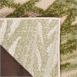 Nourison Home Aloha 12' x 15' Fabric Ivory Green Area Rug