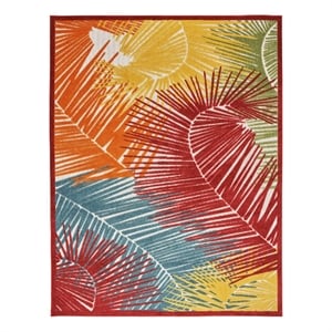 Nourison Home Aloha 5' x 7' Fabric Multicolor Area Rug