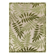 Nourison Aloha 9' x 12' Ivory Green Fabric Outdoor Area Rug (9' x 12')