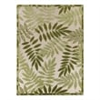 Nourison Aloha 10' x 14' Ivory Green Fabric Outdoor Area Rug (10' x 14')