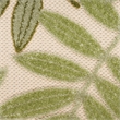 Nourison Aloha 12' x 15' Ivory Green Fabric Outdoor Area Rug (12' x 15')