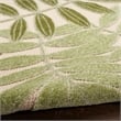 Nourison Aloha 12' x 15' Ivory Green Fabric Outdoor Area Rug (12' x 15')