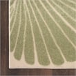 Nourison Aloha 6' Runner Green Yellow Fabric Outdoor Area Rug (6' Runner)