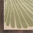 Nourison Aloha 9' x 12' Green Yellow Fabric Outdoor Area Rug (9' x 12')