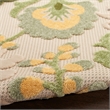 Nourison Aloha 12' x 15' Ivory Green Fabric Outdoor Area Rug (12' x 15')