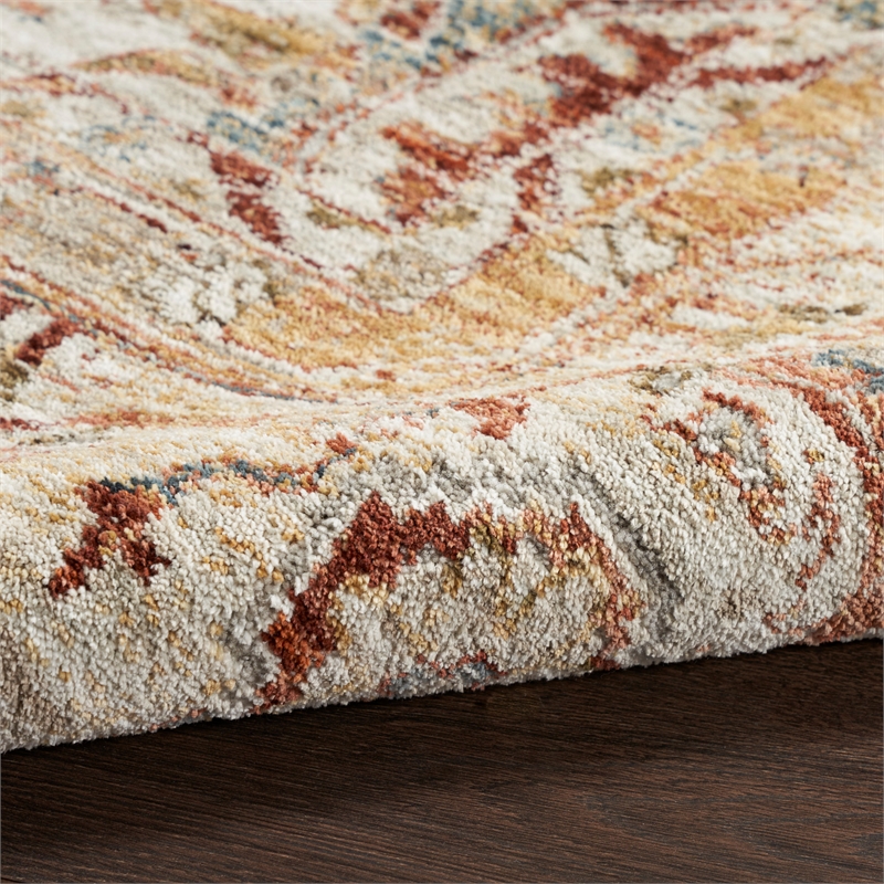 Nourison Petra 9' x 13' Rust   Area Rug