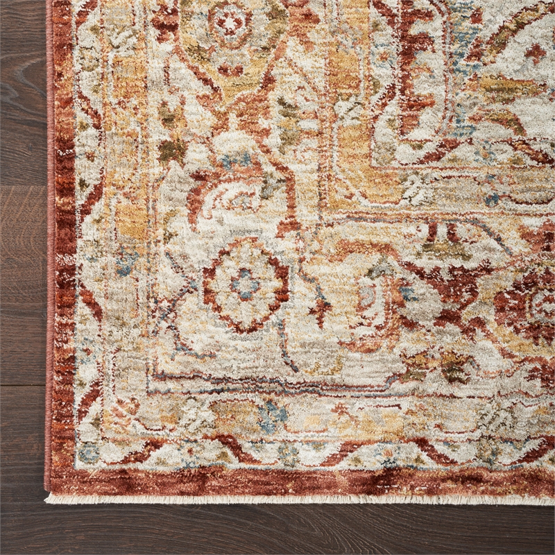 Nourison Petra 9' x 13' Rust   Area Rug