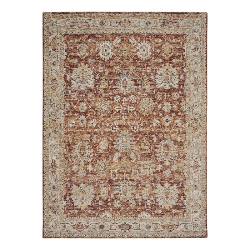 Nourison Petra 9' x 13' Rust   Area Rug