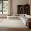 Nourison Home Textured Home 9' x 12' Ivory Beige   Area Rug