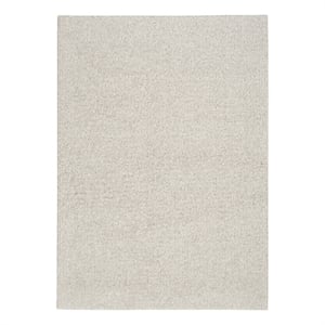 Nourison Home Textured Home 9' x 12' Ivory Beige   Area Rug