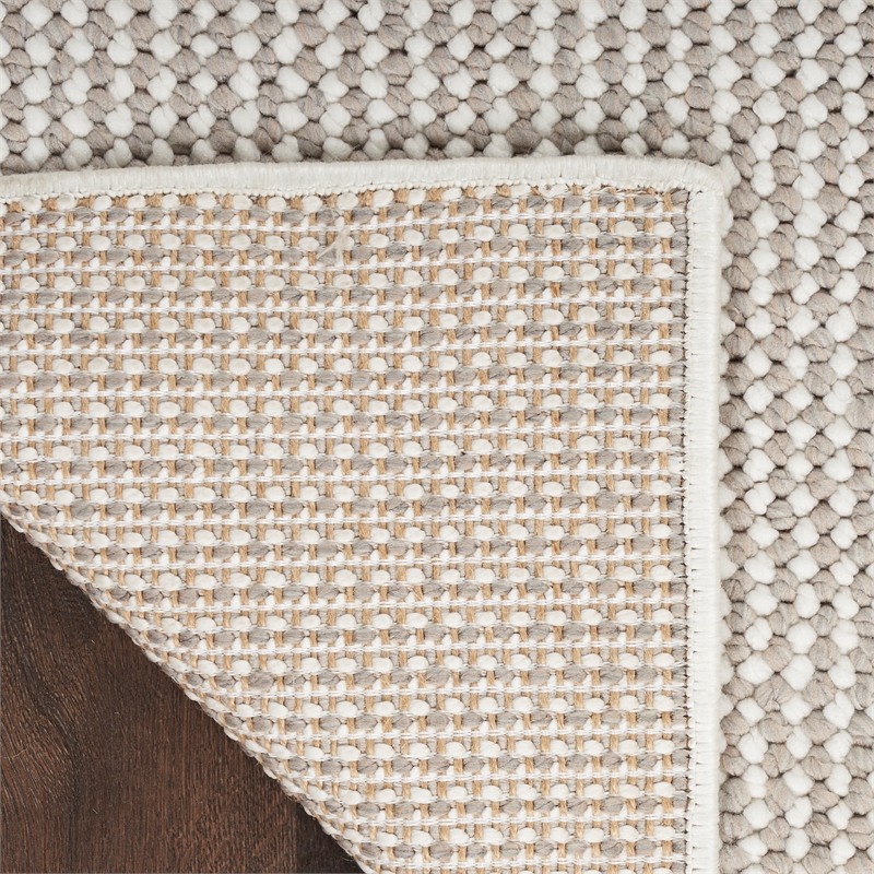 Nourison Home Textured Home 9' x 12' Ivory Mocha   Area Rug