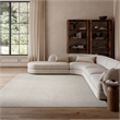 Nourison Home Textured Home 9' x 12' Ivory Mocha   Area Rug