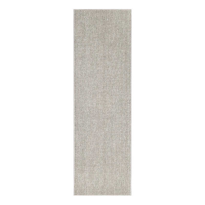 Nourison Home Textured Home 6' Runner Ivory Mocha   Area Rug