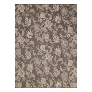 Nourison Home Garden Oasis  9' x 12' Mocha   Area Rug