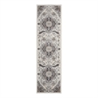 Nourison Home Elation 6' Runner Ivory Grey   Area Rug