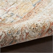 Nourison Petra 9' x 13' Ivory Rust Fabric Traditional Area Rug