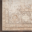 Nourison Astra Machine Washable Center medallion Beige Fabric Area Rug (2' x 4')