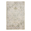 Nourison Astra Machine Washable Center medallion Blue Green  Area Rug (2' x 4')